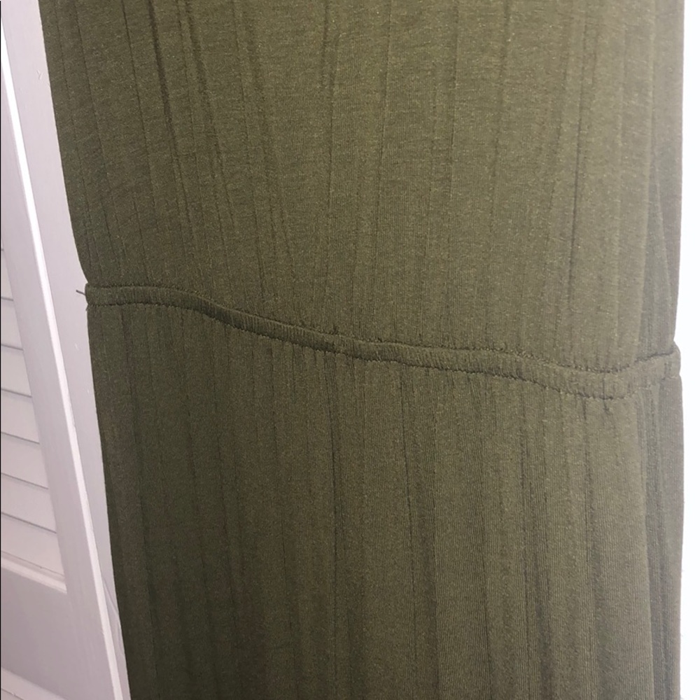 NWT Olive Green Sleeveless Maxi Dress - Picture 6 of 6